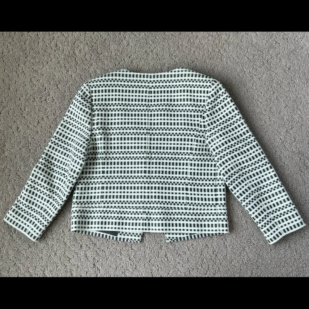 Classiques Entier Asymmetrical Blazer Checkered Jacket Tailored Coat Modern SM